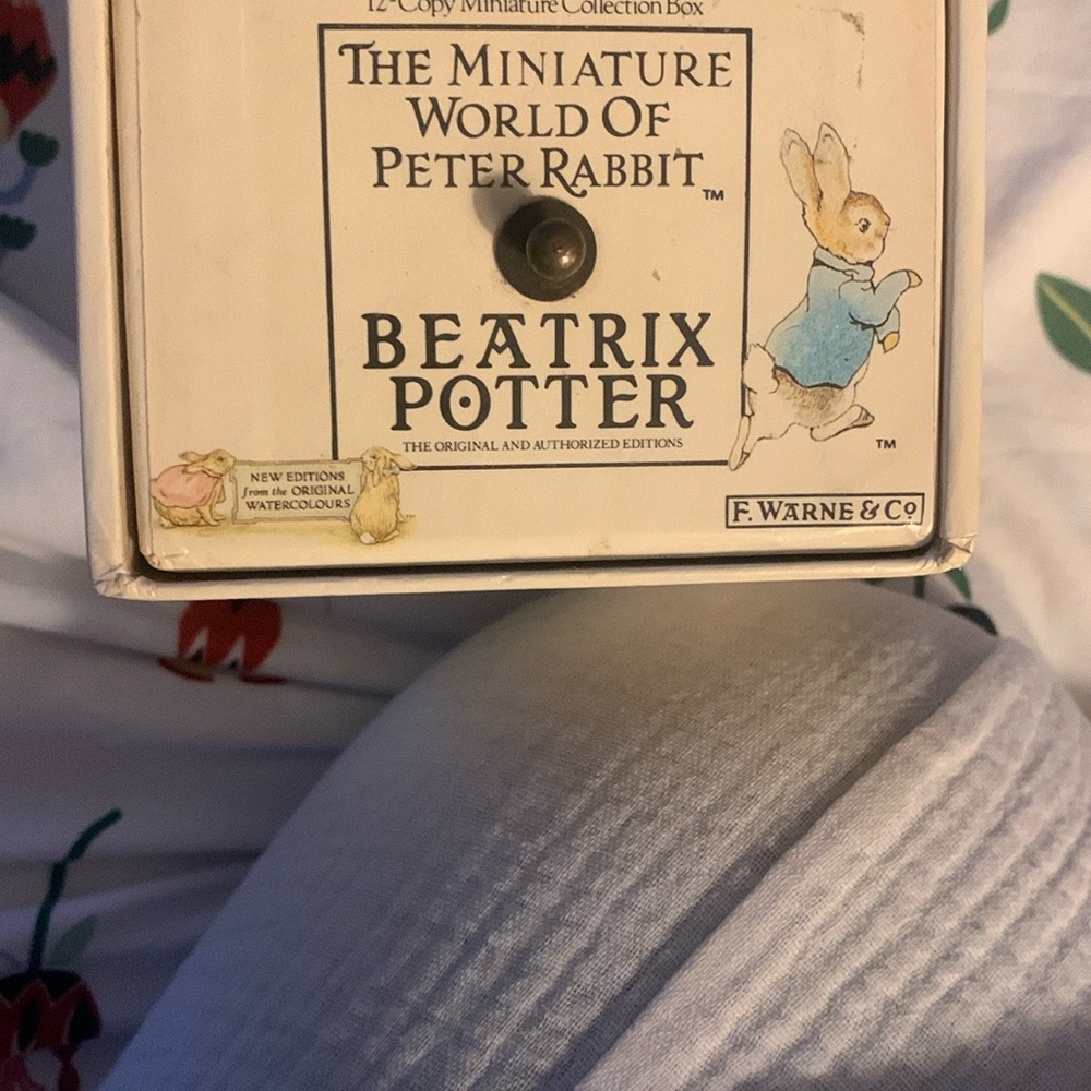 Miniature Collection Box books - Cream